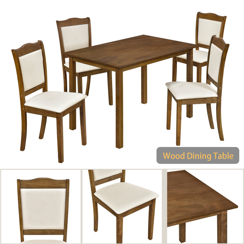 Shsfb 4 Piece Dining Set Wayfair
